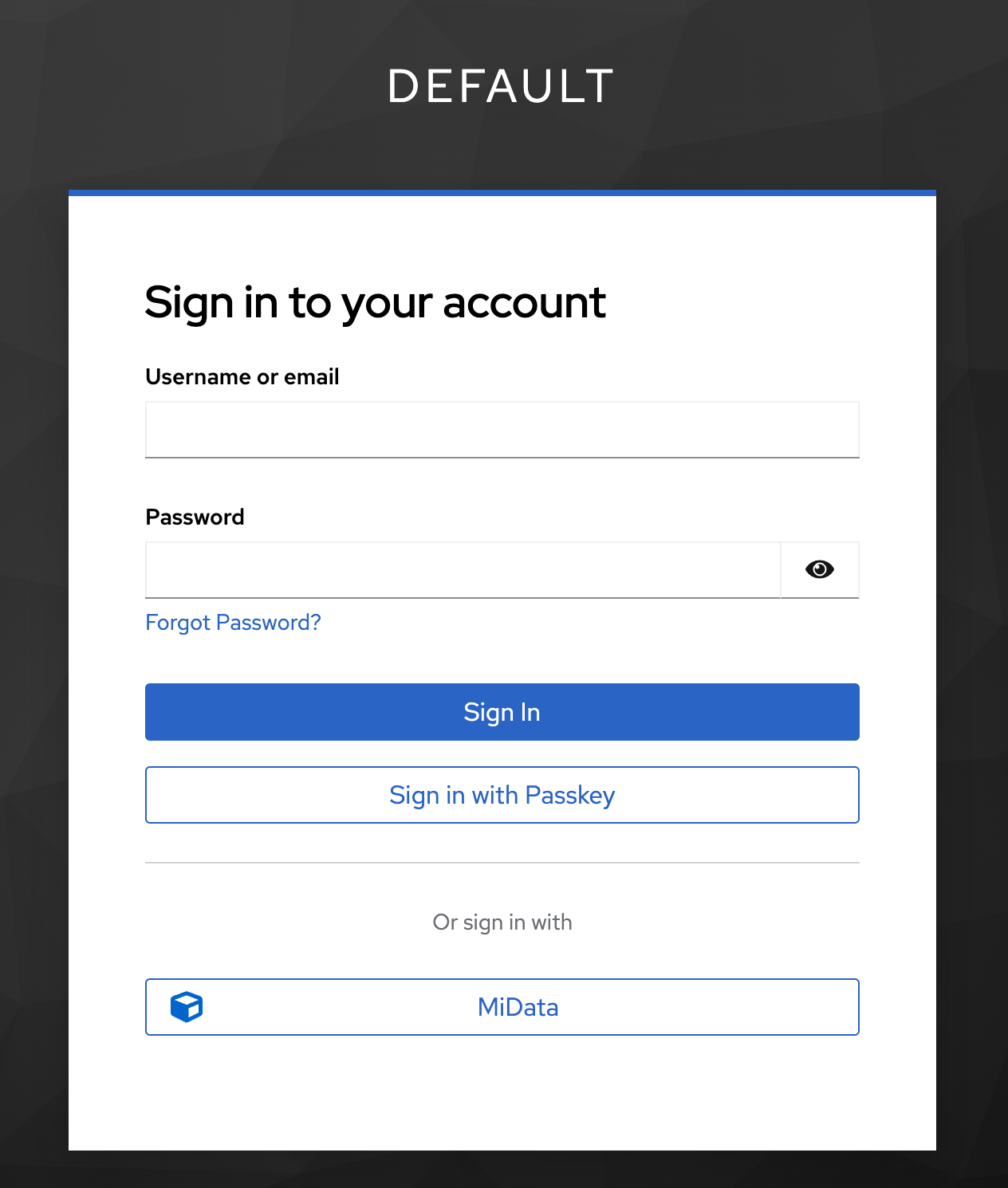 Rallly Screenshot Login with MiData